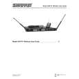 SHURE UHF-R WIRELESS SYSTEM Manual de Usuario